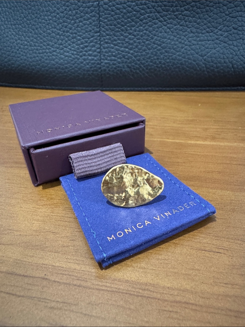 NWOT Monica Vinader Capri Ring with sleeve and box